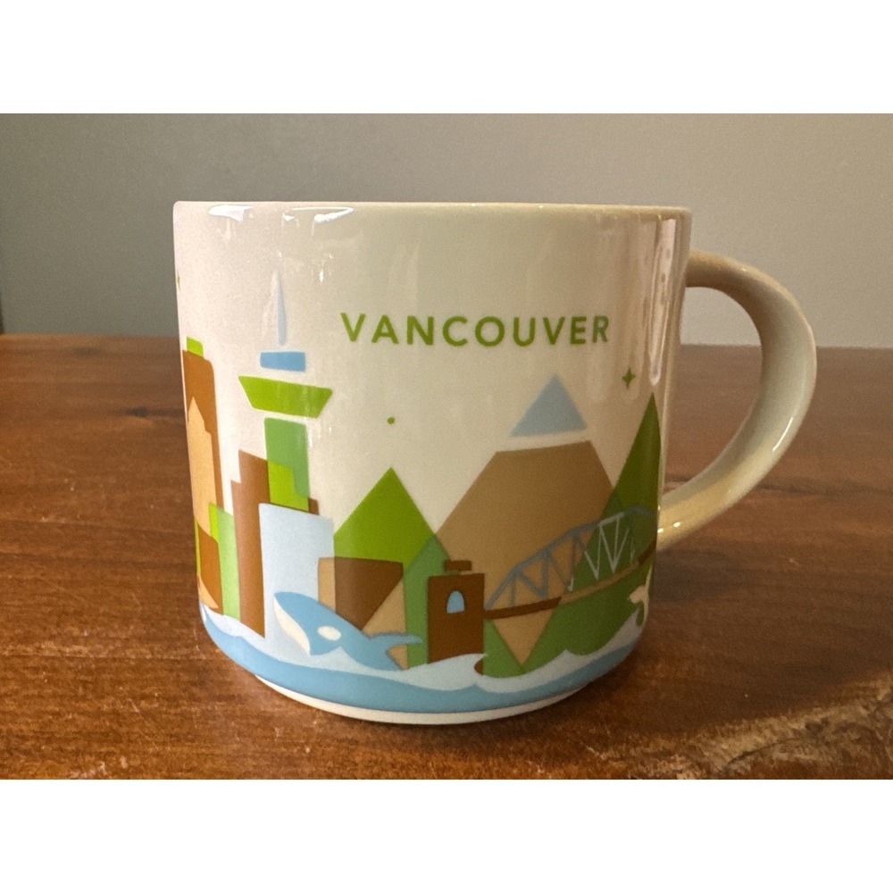 Starbucks Vancouver you Are Here Coffee Mug Cup 14 Oz Collection 2015
